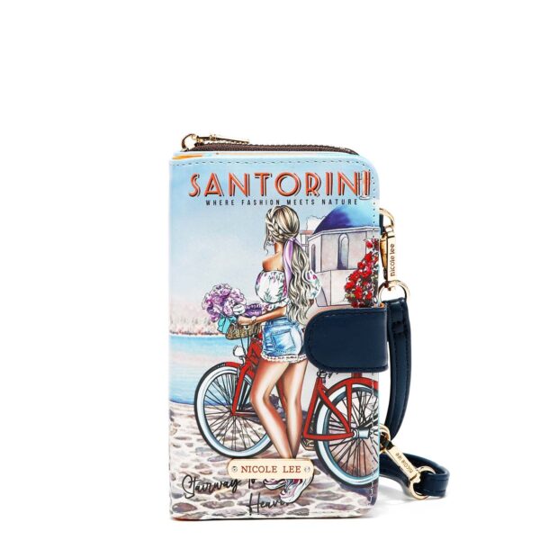 CROSSBODY WALLET NICOLE LEE CON PHONE HOLDER STAIRWAY TO HEAVEN