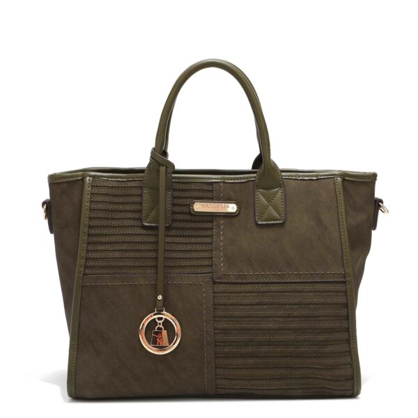 BOLSO SATCHEL NICOLE LEE DARK OLIVE