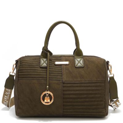 BOLSO BOSTON NICOLE LEE COLOR DARK OLIVE