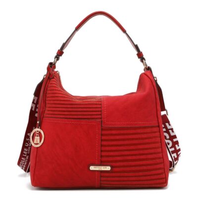 BOLSO HOBO NICOLE LEE COLOR ROJO