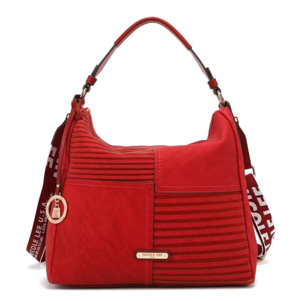 BOLSO HOBO NICOLE LEE COLOR ROJO