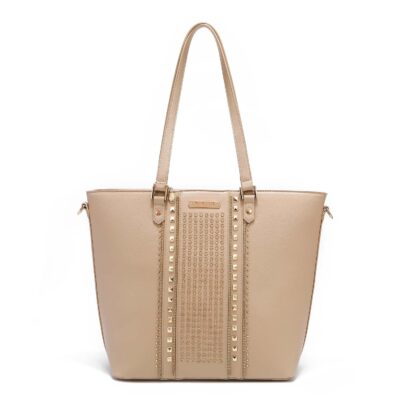 BOLSO SHOPPER NICOLE LEE COLOR BEIGE