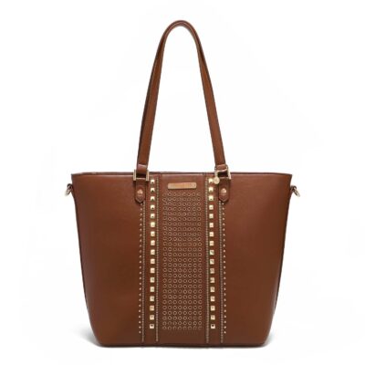 BOLSO SHOPPER NICOLE LEE COLOR CHOCOLATE