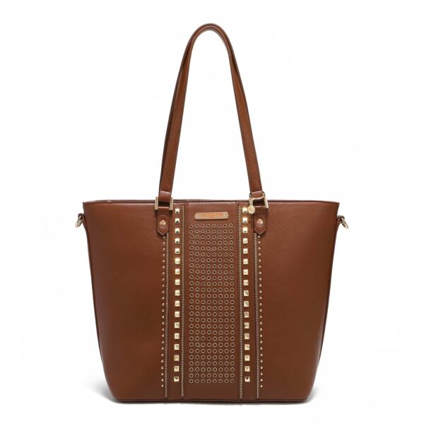 BOLSO SHOPPER NICOLE LEE COLOR CHOCOLATE