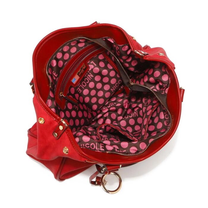 BOLSO AVA TOTE NICOLE LEE COLOR ROJO - Imagen 3