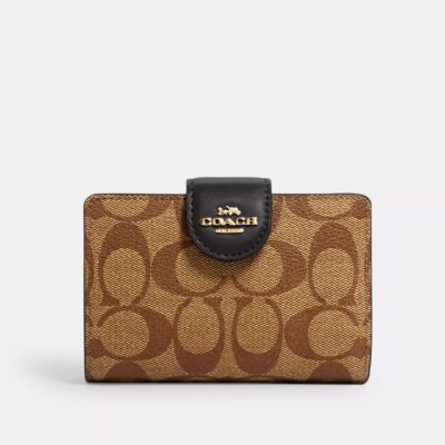 COACH MEDIUM CORNER ZIP WALLET