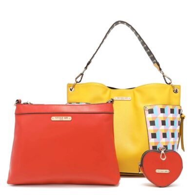 SET DE BOLSOS NICOLE LEE 3 PIEZAS