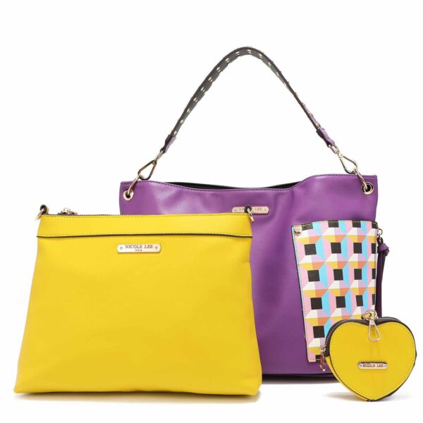 SET DE BOLSOS NICOLE LEE 3 PIEZAS