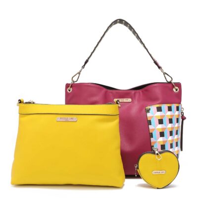 SET DE BOLSOS NICOLE LEE 3 PIEZAS