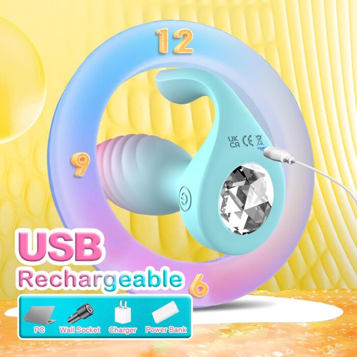 PLUG ANAL VIBRADOR CON ESTIMULADOR DE CLITOTRIS Y CONTROL REMOTO - Imagen 4