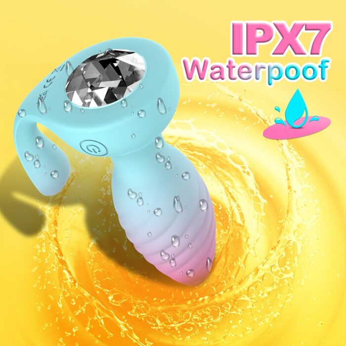 PLUG ANAL VIBRADOR CON ESTIMULADOR DE CLITOTRIS Y CONTROL REMOTO - Imagen 5