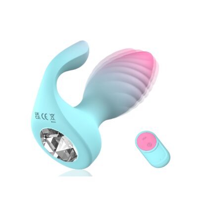 PLUG ANAL VIBRADOR CON ESTIMULADOR DE CLITOTRIS Y CONTROL REMOTO