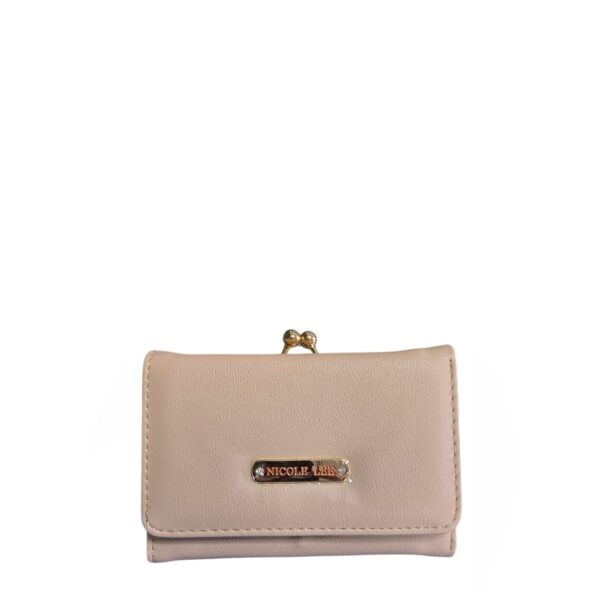 WALLET NICOLE LEE TRIFOLD BLUSH