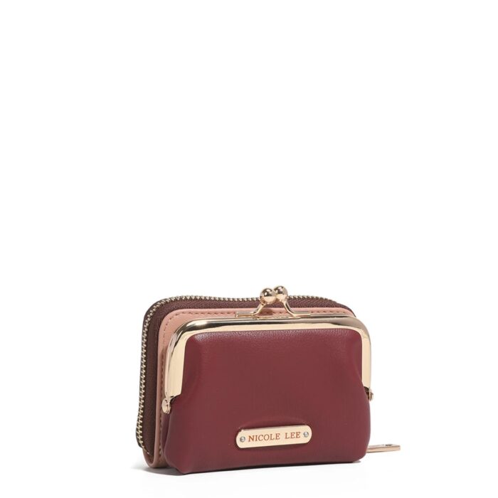 MINI WALLET NICOLE LEE MANUELA RED-BLUSH - Imagen 2