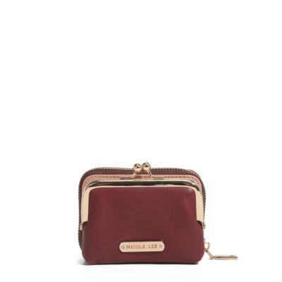MINI WALLET NICOLE LEE MANUELA RED-BLUSH
