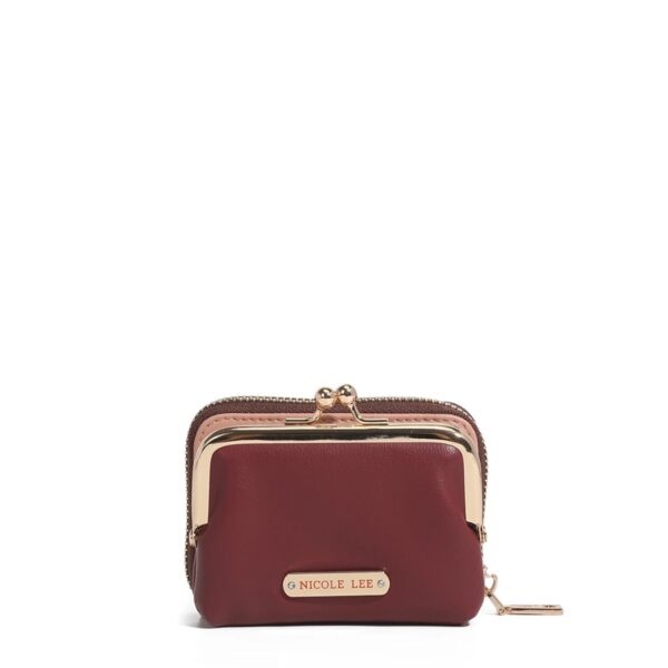 MINI WALLET NICOLE LEE MANUELA RED-BLUSH