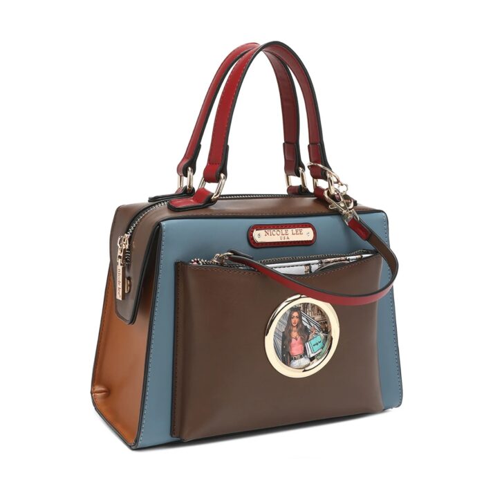 CROSSBODY NICOLE LEE SIA 2 PIEZAS TOUR DE PARIS - Imagen 2