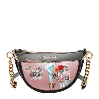 CROSSBODY NICOLE LEE FATIMA 2 PIEZAS CASUAL WALK