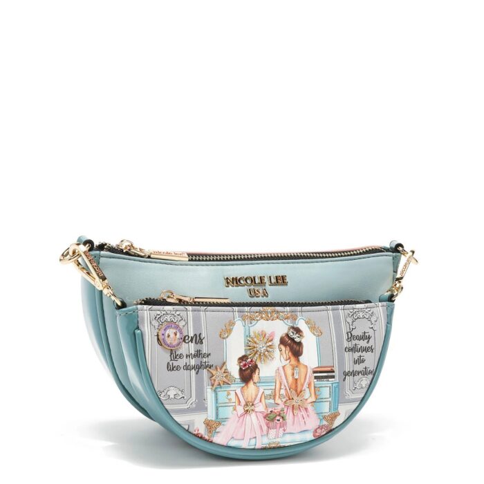 CROSSBODY NICOLE LEE FATIMA 2 PIEZAS DOUBLE QUEENS - Imagen 2