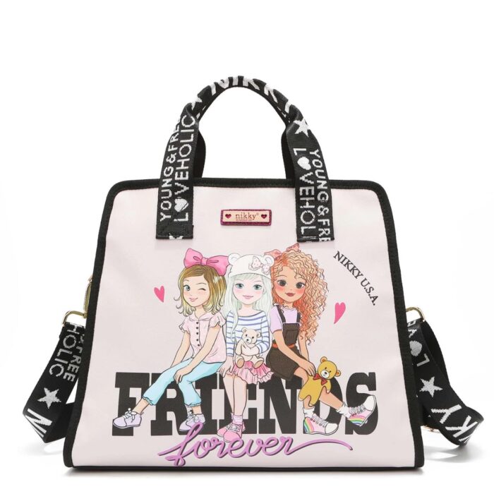 BOLSO SATCHEL NIKKY BY NICOLE LEE BEST FRIENDS - Imagen 6