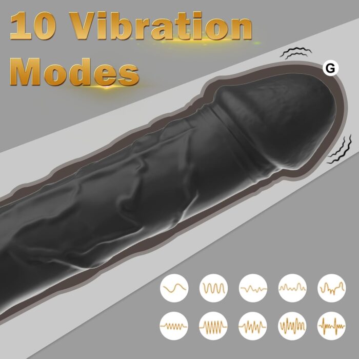 VIBRADOR RECARGABLE CON 10 MODOS DE VIBRACION - Imagen 3