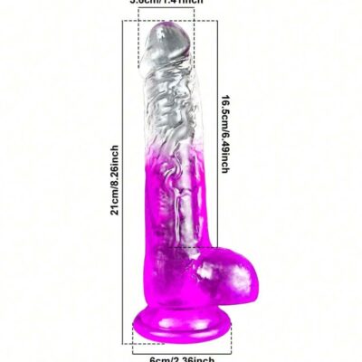 DILDO DE SILICON 6.49" X 1.41"