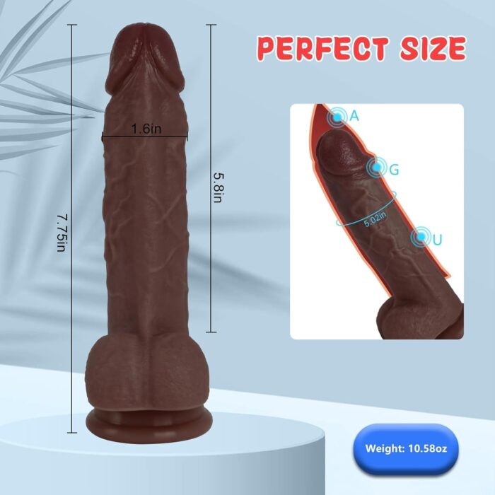 DILDO REALISTA DE SILICON - Imagen 2