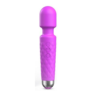 VIBARDOR CON 8 VELOCIDADES Y 20 PATRONES DE VIBRACION COLOR MORADO