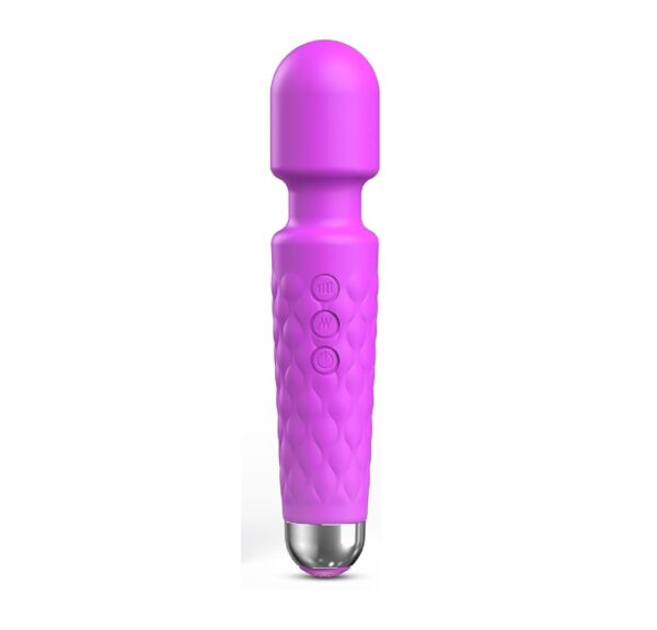 VIBARDOR CON 8 VELOCIDADES Y 20 PATRONES DE VIBRACION COLOR MORADO
