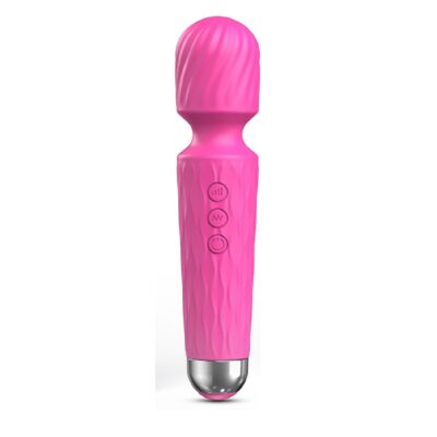 VIBARDOR CON 8 VELOCIDADES Y 20 PATRONES DE VIBRACION COLOR ROSADO