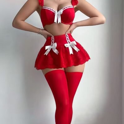 CONJUNTO ROJO 3 PIEZAS