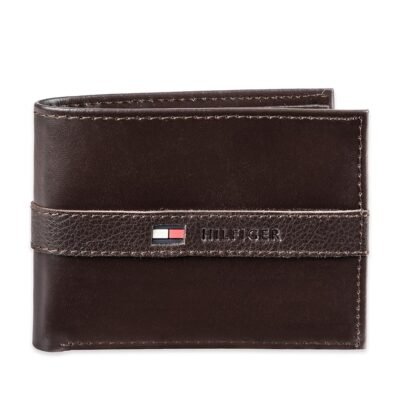BILLETERA TOMMY HILFIGER BIFOLD BROWN