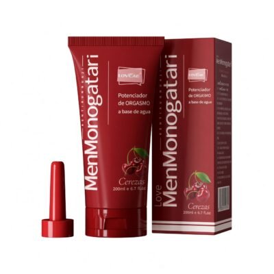 LUBRICANTE MENMONOGATARI DE CEREZA A BASE DE AGUA