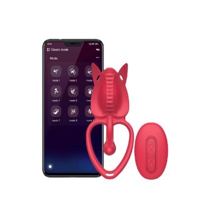 VIBRADOR PARA CLITORIS Y PUNTO G CON CONTROL REMOTO Y APP